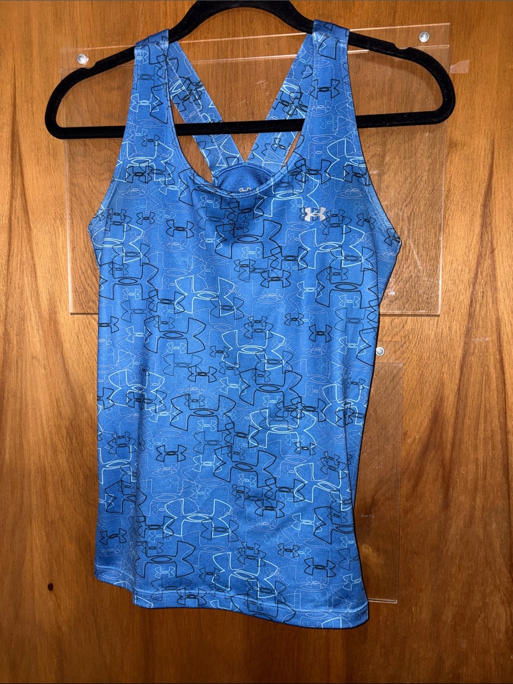 Under Armour Blue Racerback Athletic Tank